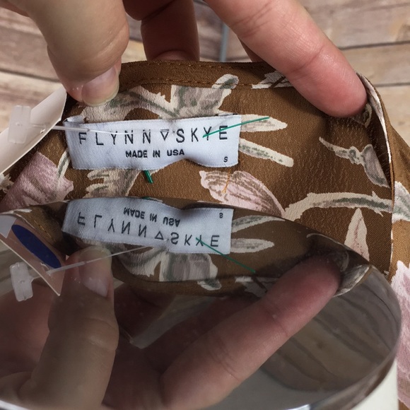 Flynn Skye Floral Front Tie Long Sleeve Mini Dress - Picture 6 of 8